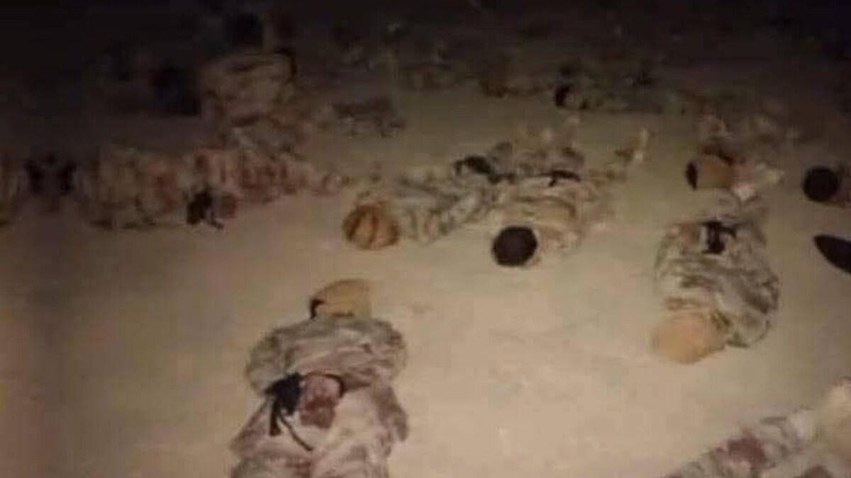 Pro-Kabul social media handles shared this photo claiming to be that of captured Pak soldiers | X