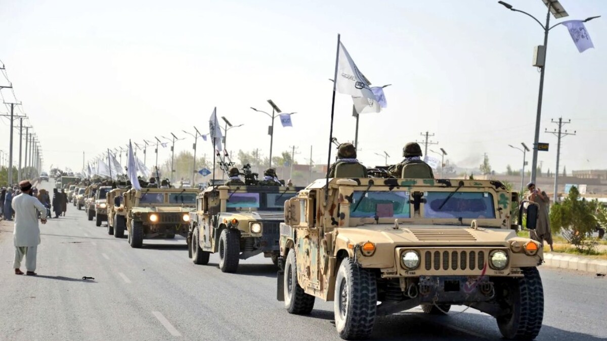 Image of military-grade Humvees of Taliban used for representation | X