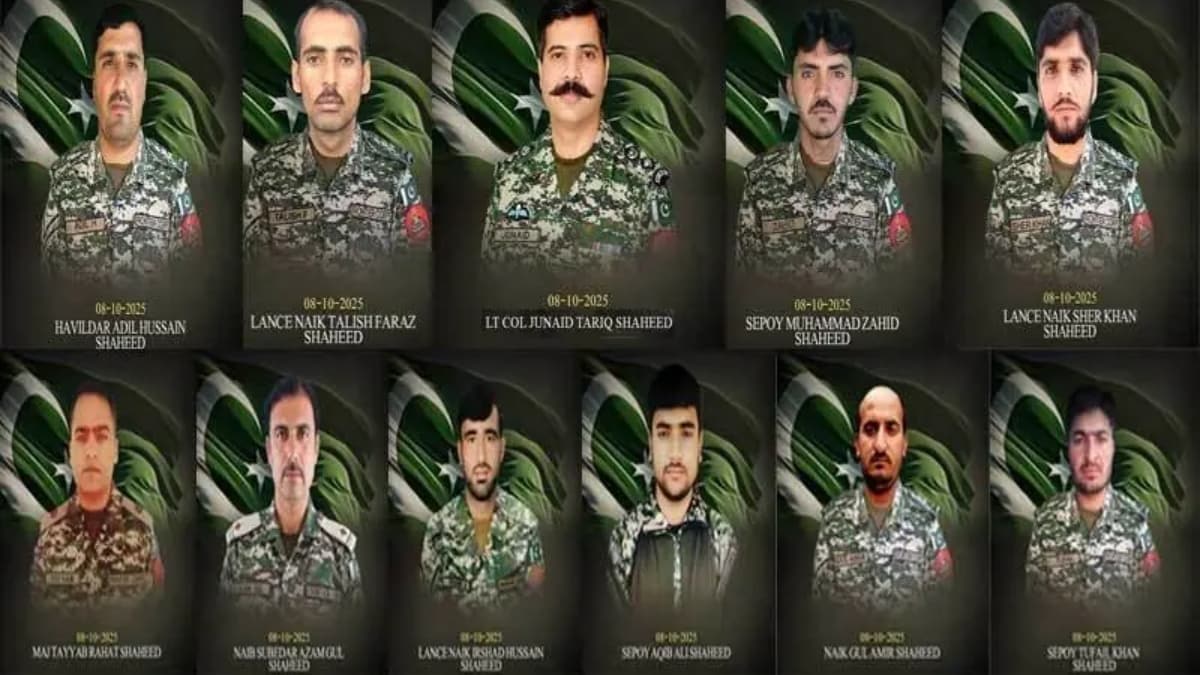 The photos of Pak soldiers killed in Khyber Pakhtunkhwa’s Orakzai district was released by the ISPR | X