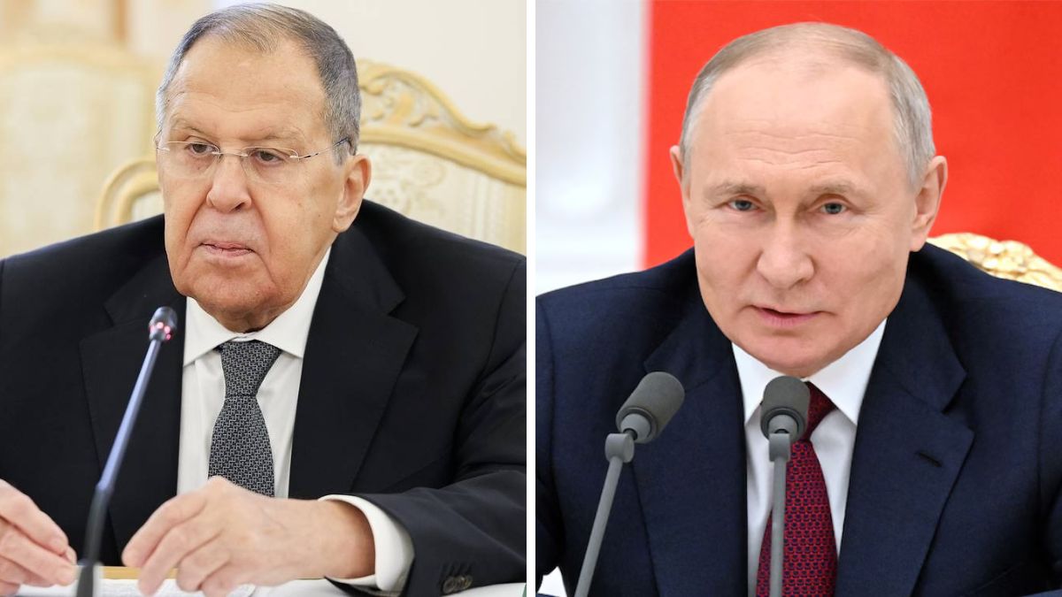 Russian Foreign Minister Sergey Lavrov and President Vladimir Putin | X 