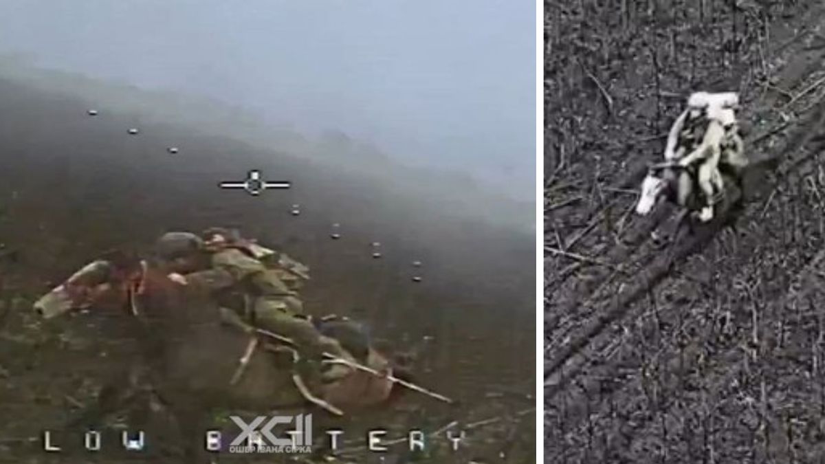 russia-soldier-horseback-ukraine-drone - 1