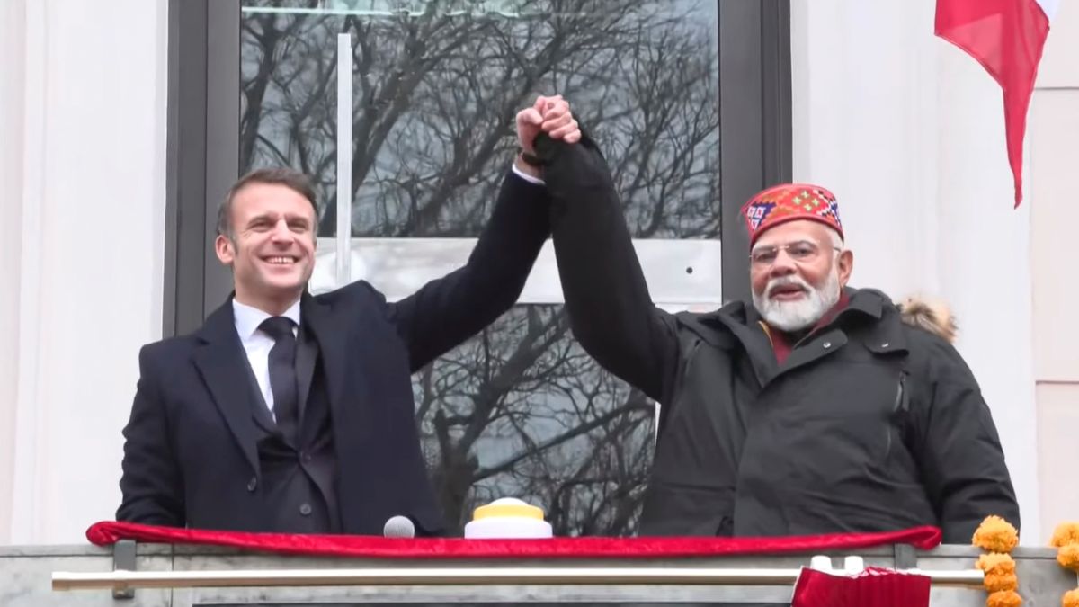 Prime Minister Narendra Modi and French President Emmanuel Macron