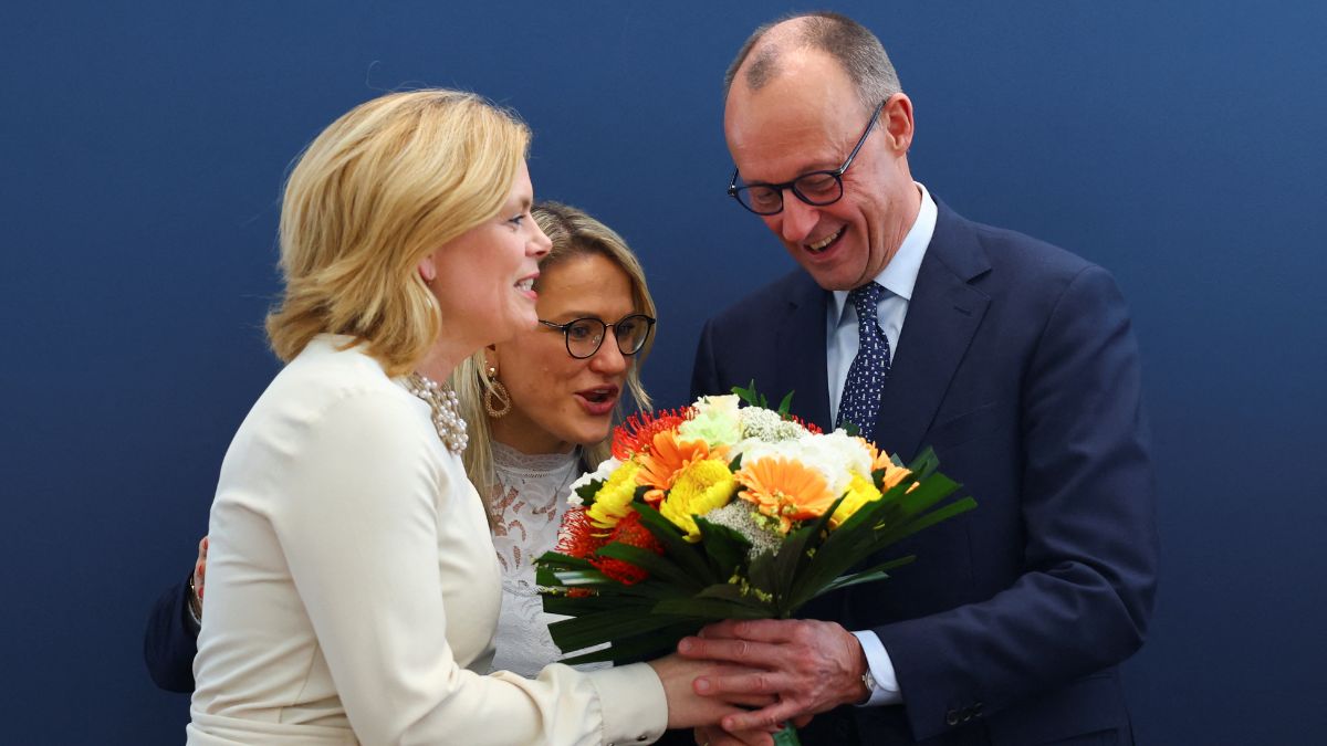 CDU leaders Friedrich Merz and Julia Kloeckner - Reuters