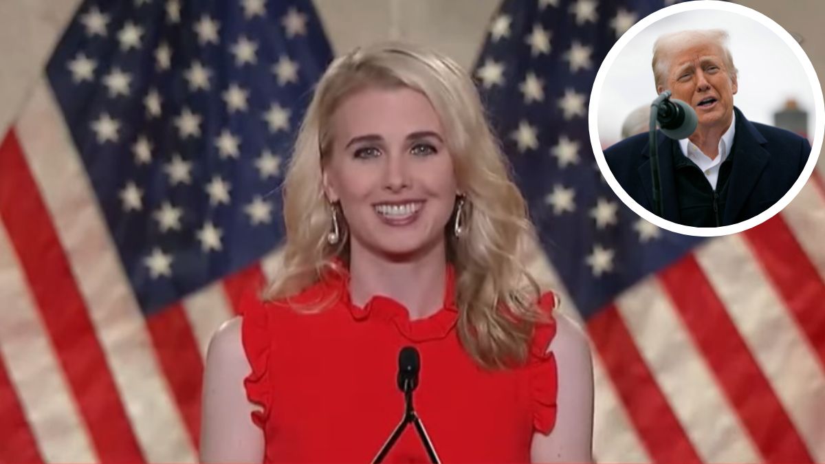 Natalie Harp and Donald Trump
