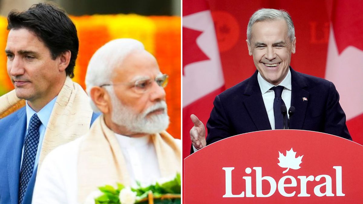 Mark Carney and Narendra Modi