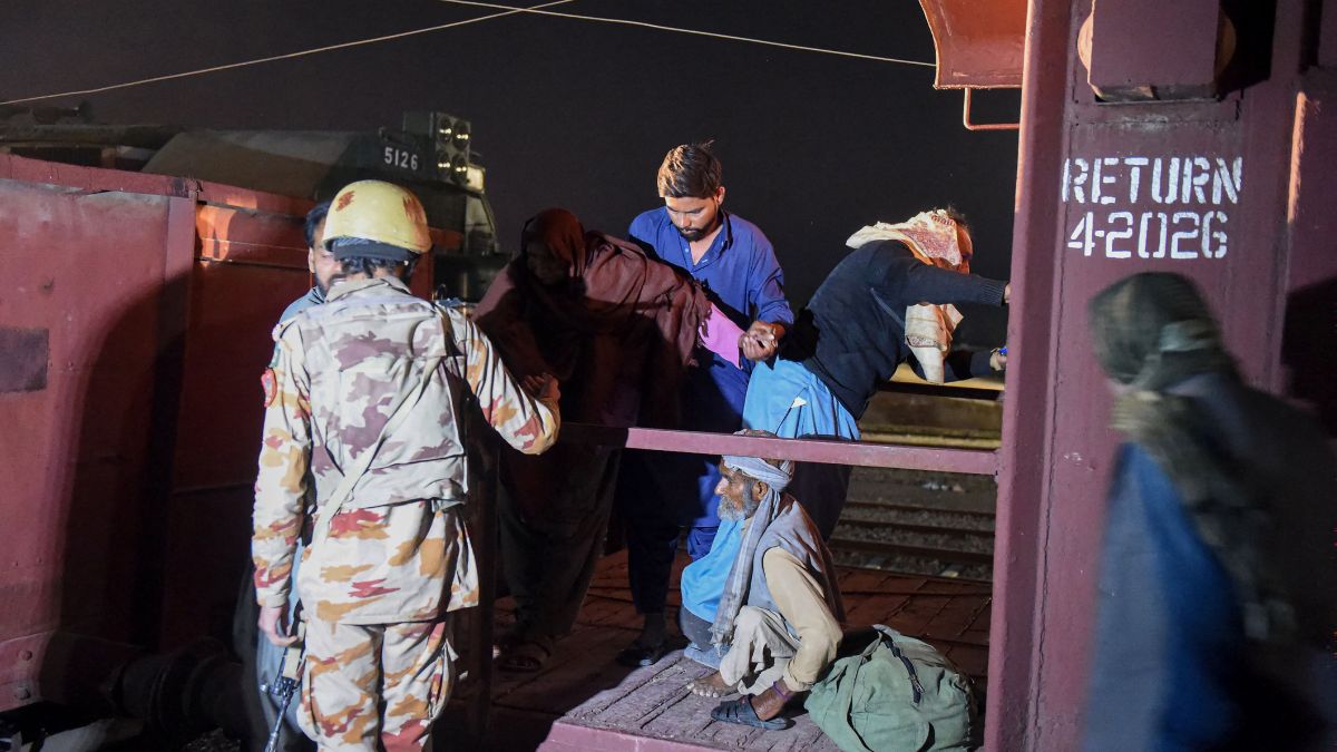 A soldier  works to evacuate freed train passengers after Pakistani security forces freed nearly 80 passengers onboard the Jaffar Express hijacked by Baloch militants  in the remote mountainous area | AFP 