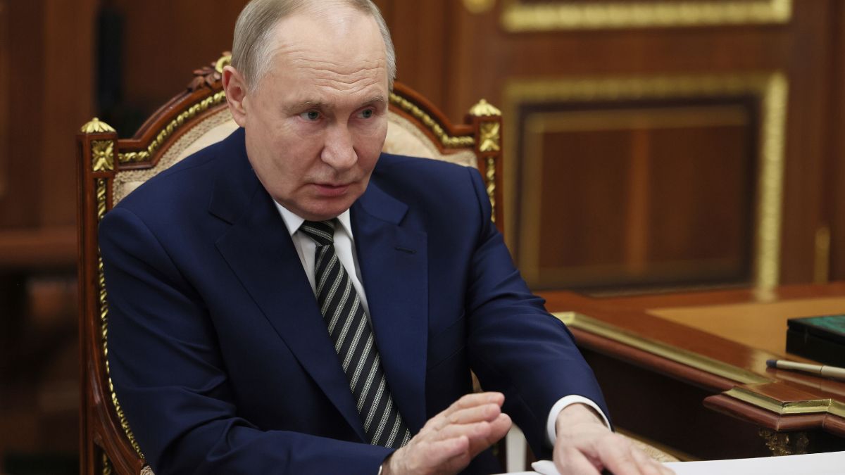 Russian President Vladimir Putin during a meeting in Moscow | AFP 
