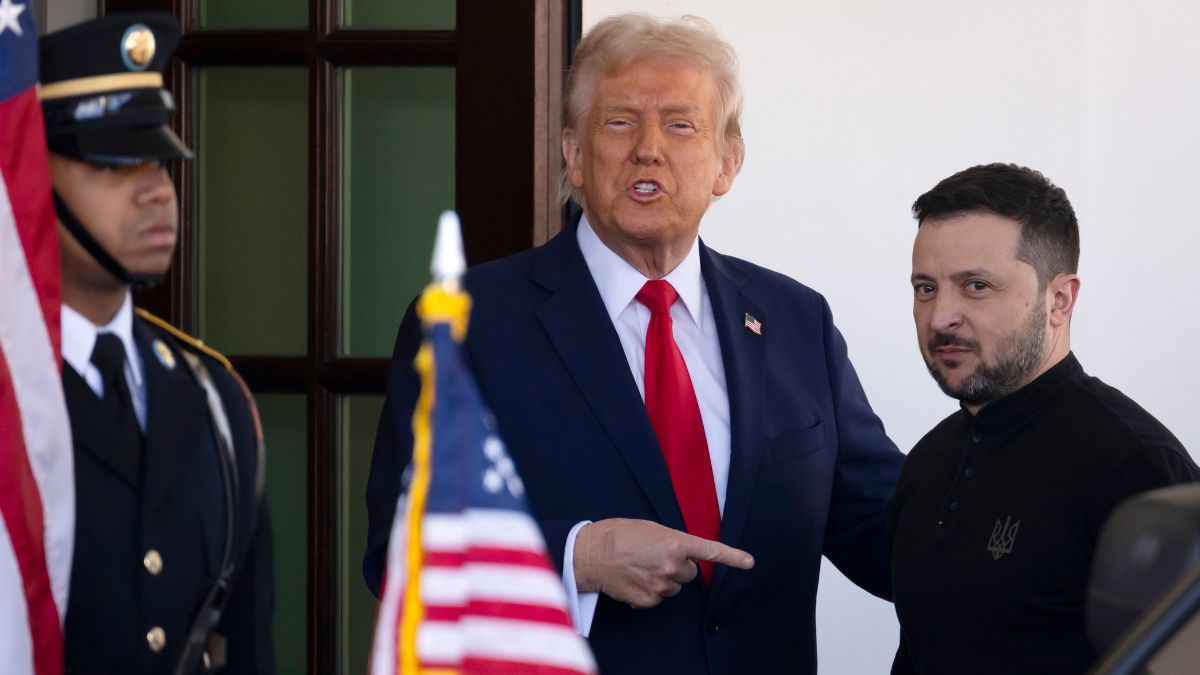 Donald Trump and Volodymyr Zelenskyy