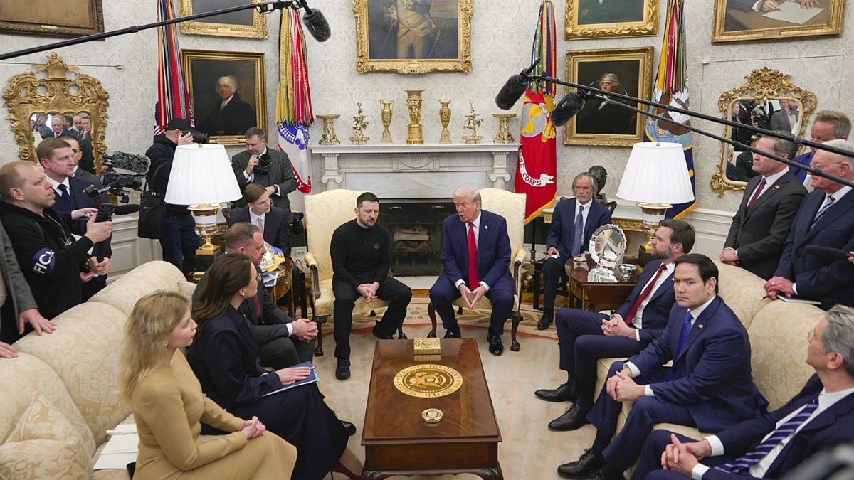 Donald Trump and Volodymyr Zelenskyy
