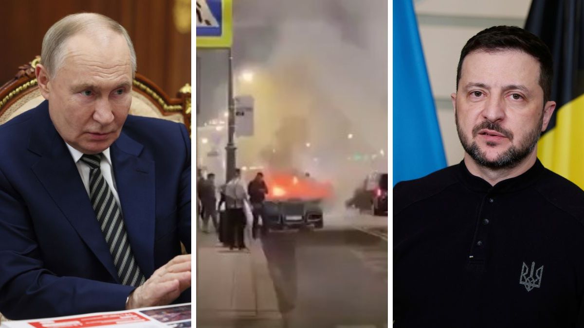 Vladimir Putin and Volodymyr Zelenskyy