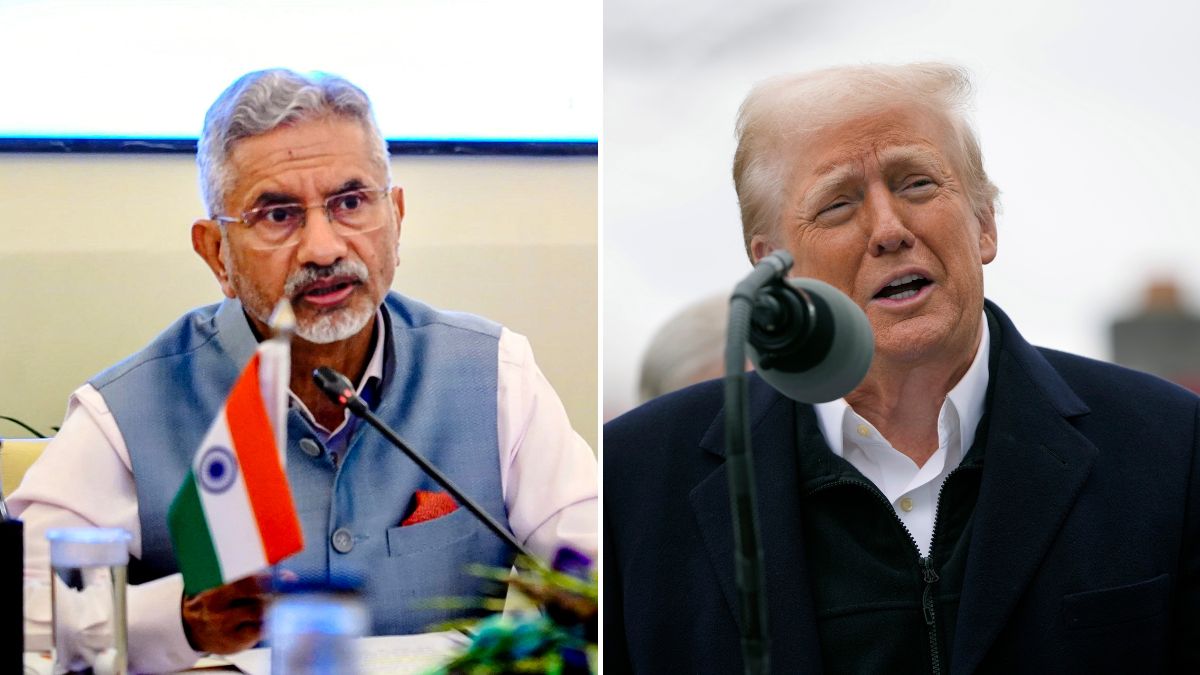 S Jaishankar and Donald Trump