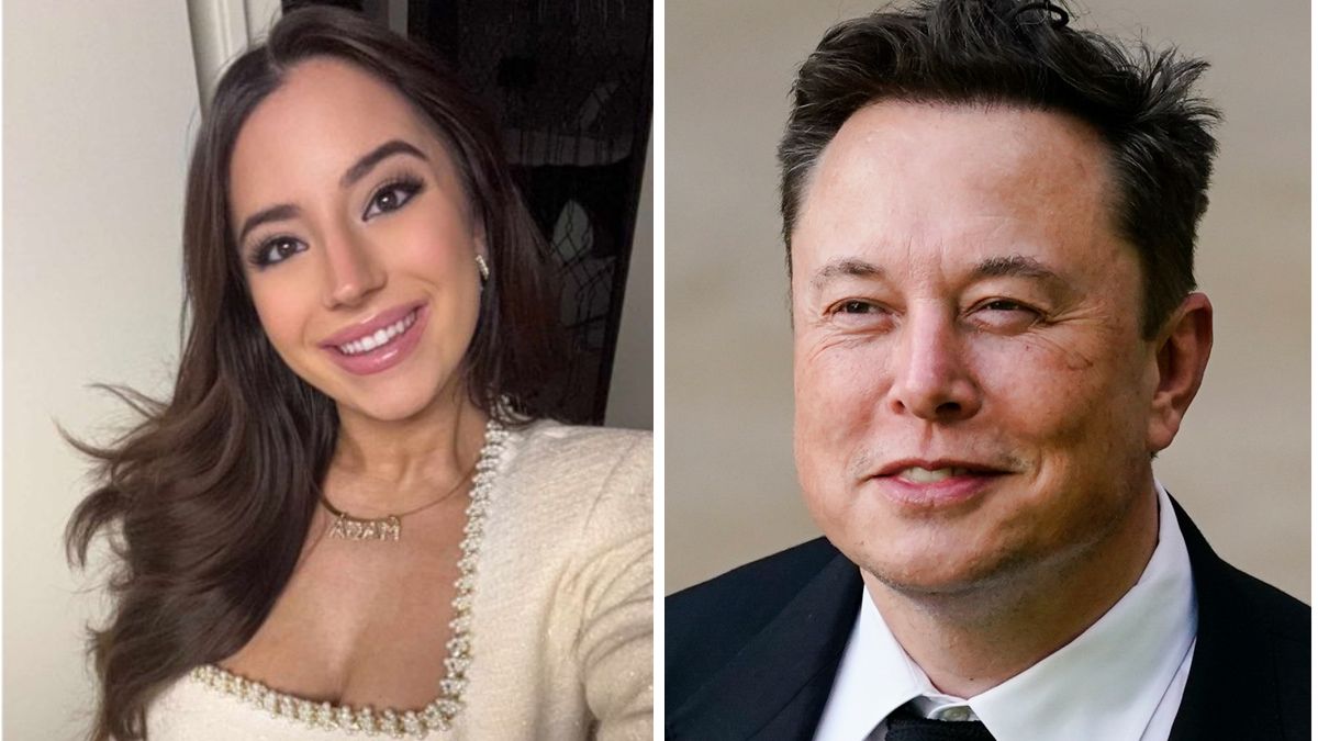 Ashley St Clair and Elon Musk