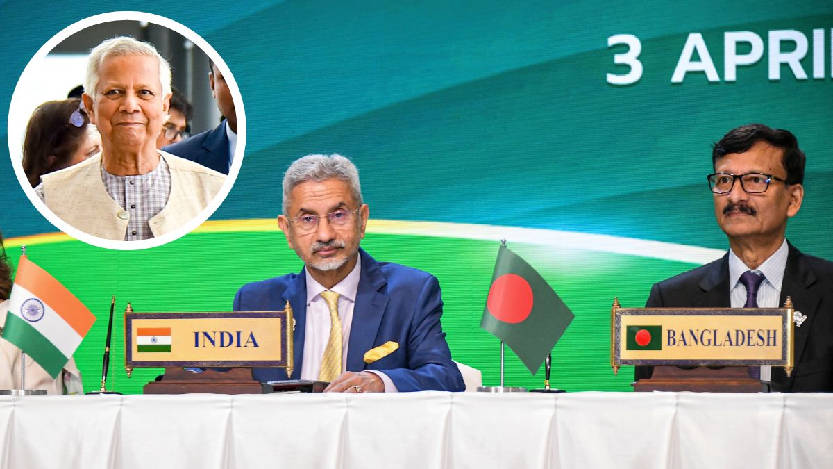 Muhammad Yunus and S. Jaishankar