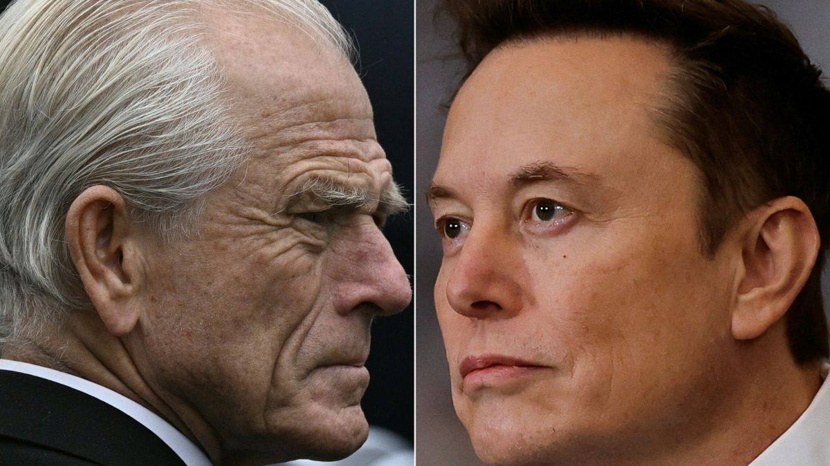 Peter Navarro and Elon Musk