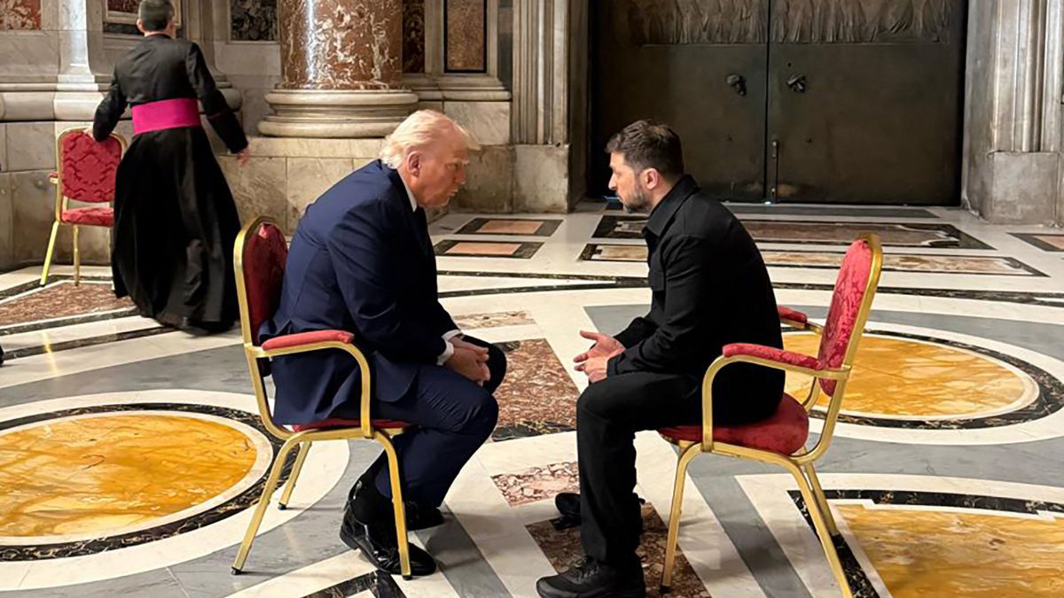 Donald Trump and Volodymyr Zelenskyy