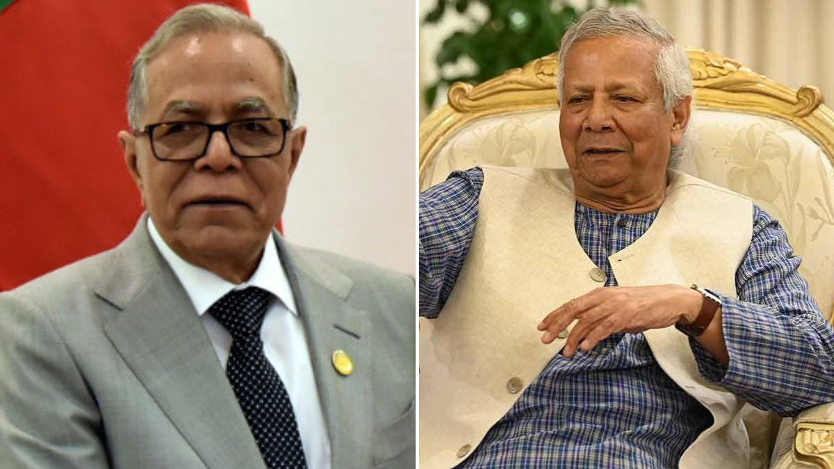 Mohammad Abdul Hamid and Muhammad Yunus | PIB, Salil Bera