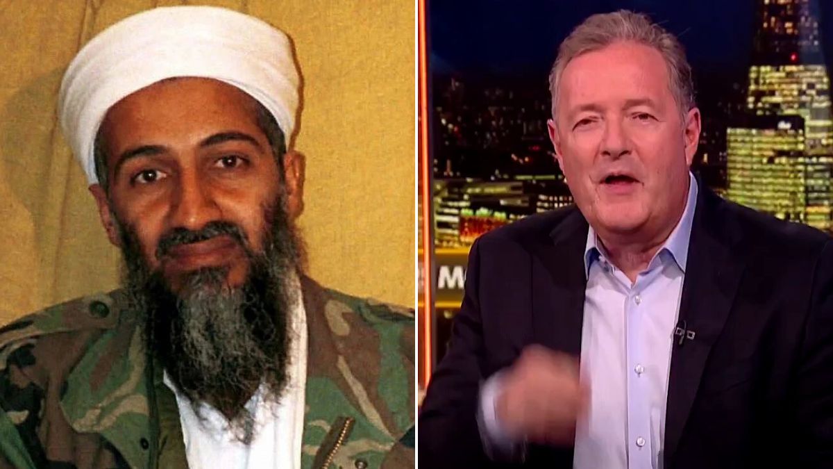 Osama bin Laden and Piers Morgan