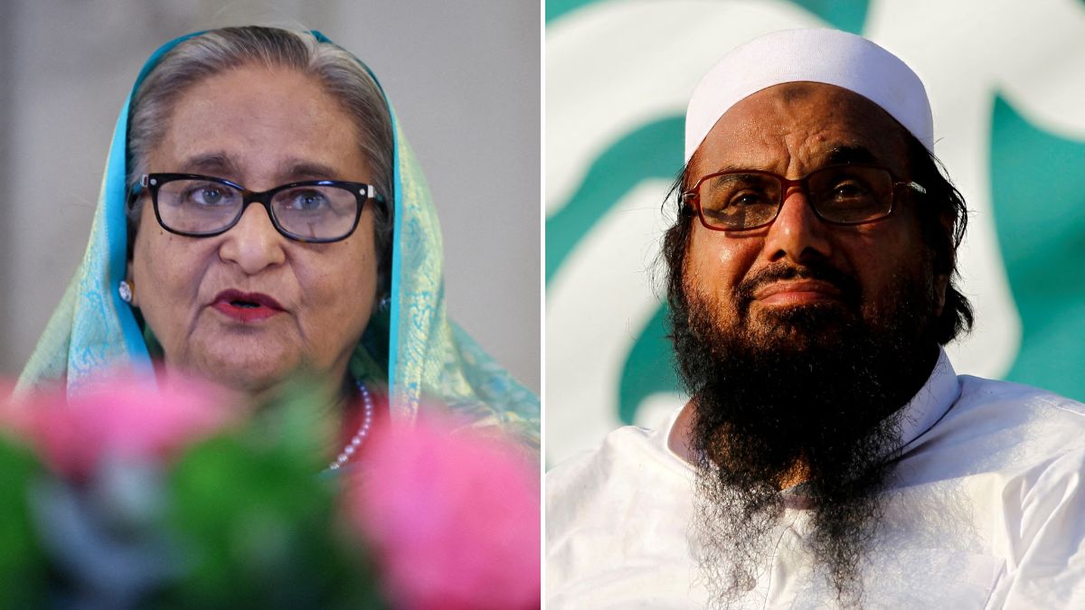 Sheikh Hasina and Hafiz Saeed | Reuters