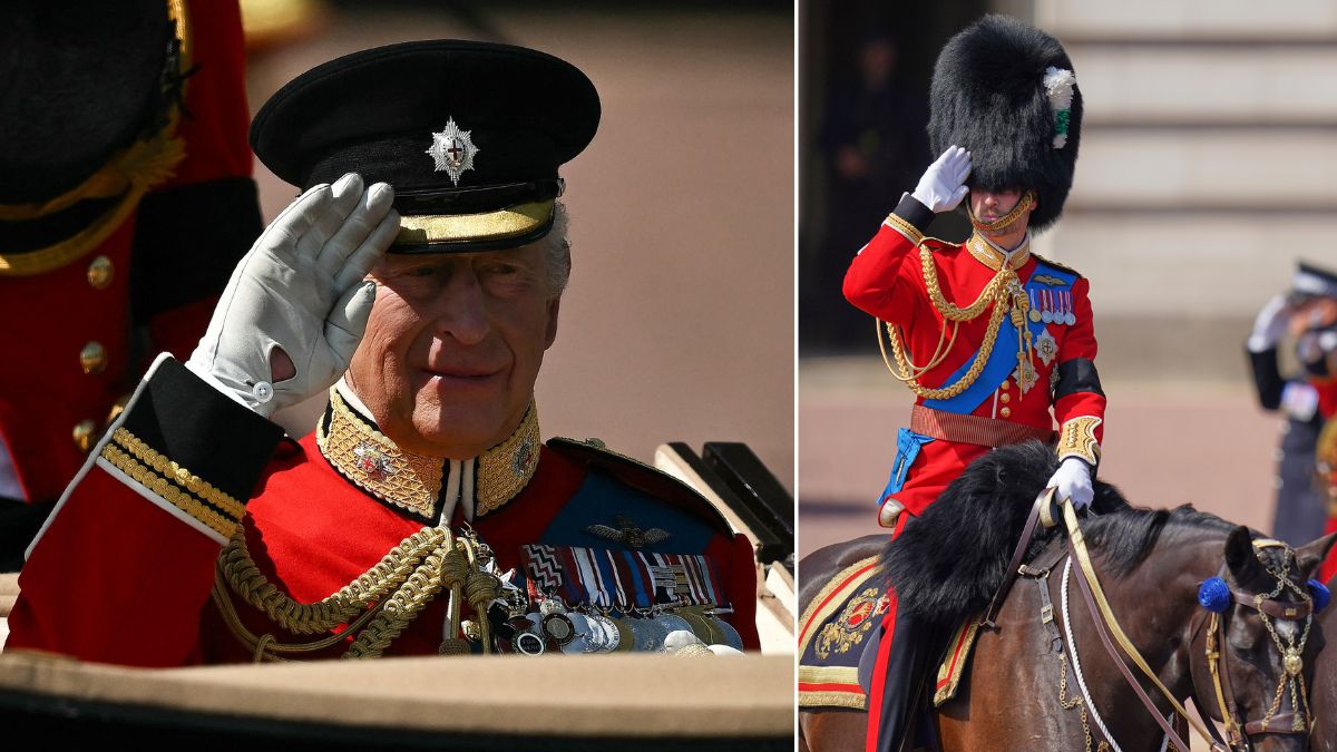 King Charles and Prince William at Trooping the Colour | AFP, AP