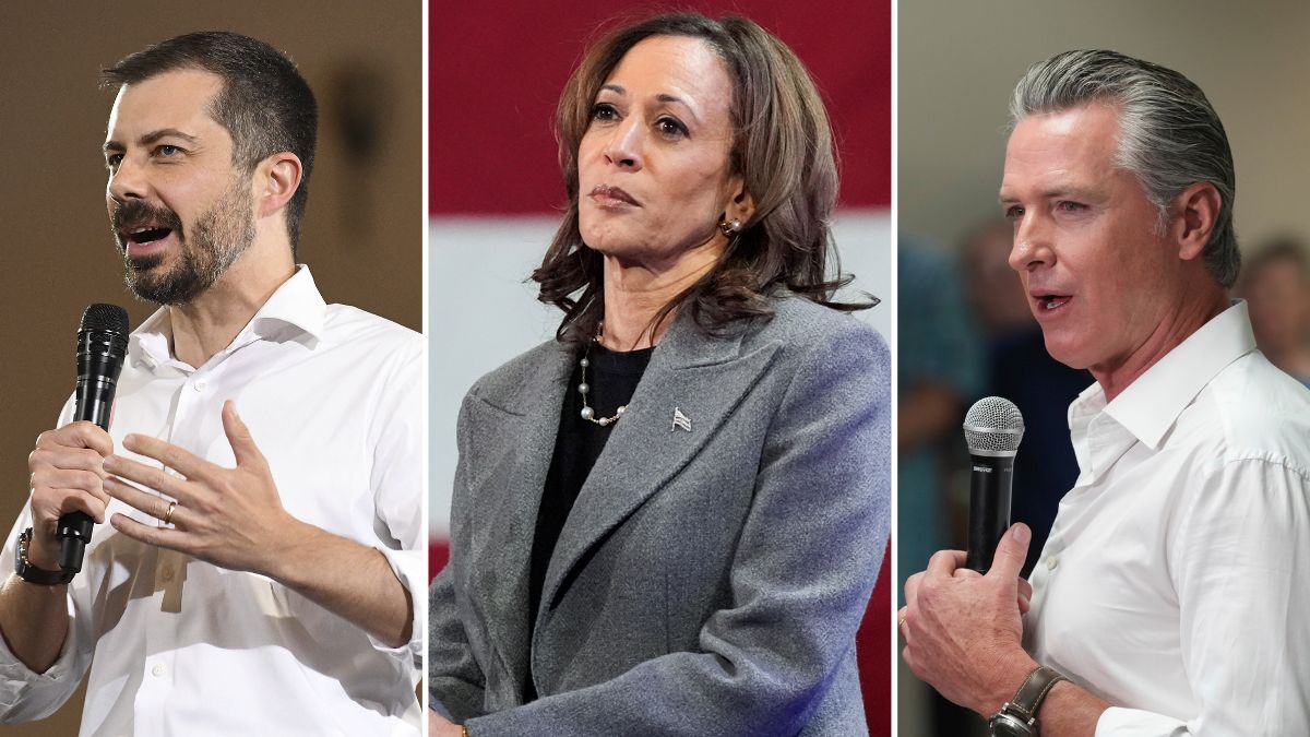 Buttigieg, Harris, Newsom - 1