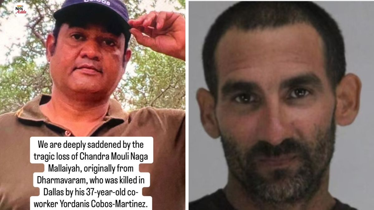 Victim Chandra Mouli “Bob” Nagamallaiah. (Right) Accused Yordanis Cobos-Martinez | X 