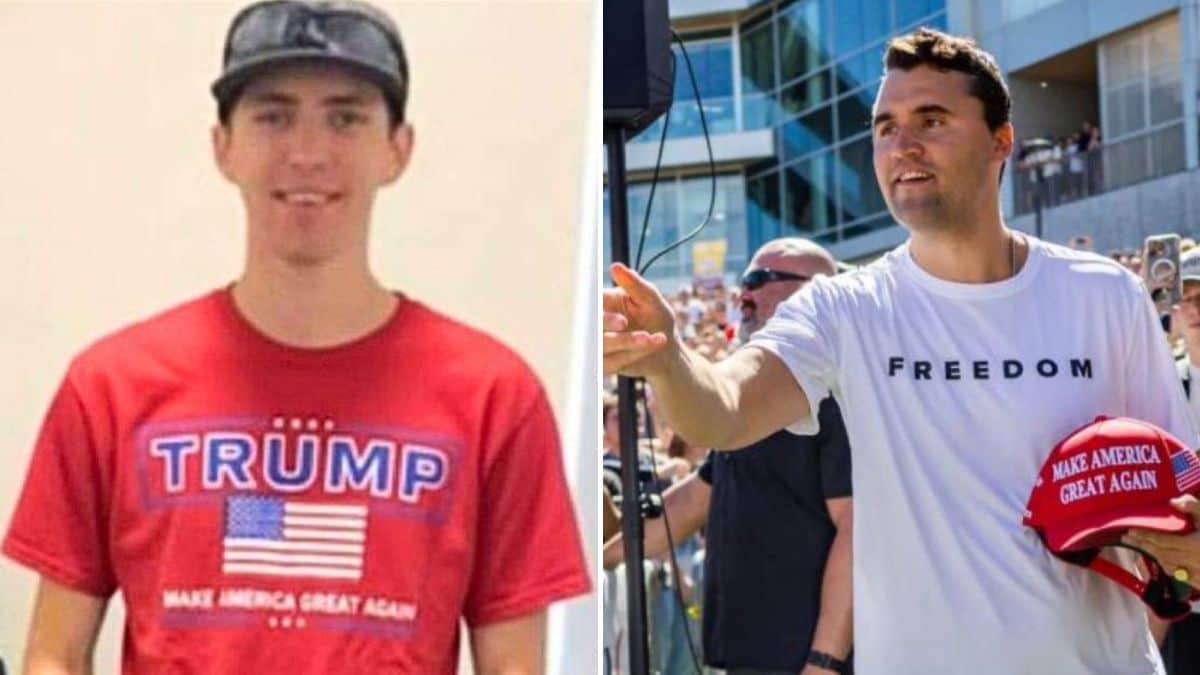 Charlie Kirk's alleged shooter Tyler Robinson was seen wearing a Trump t-shirt but later it was revealed to be an altered image
