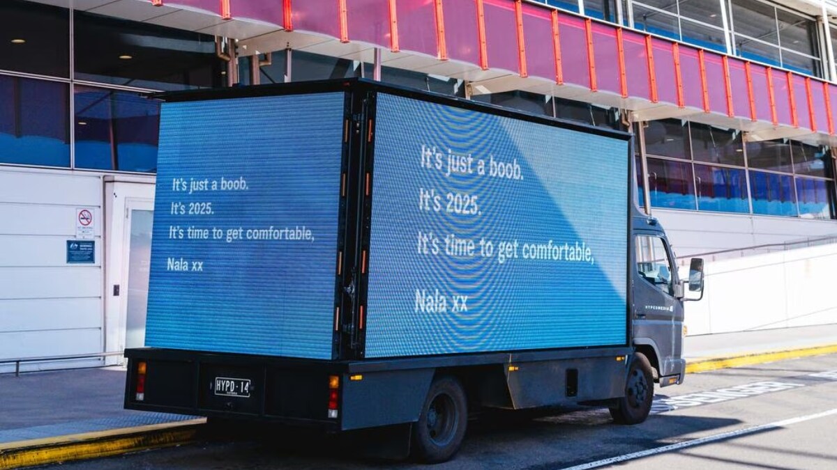 The truck was parked outside Sydney Airport’s Virgin terminal | X