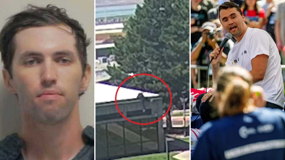 Tyler Robinson and Charlie Kirk