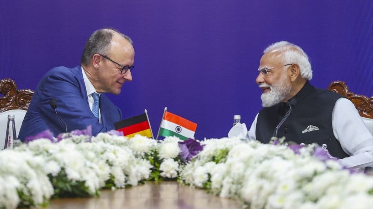 Prime Minister Narendra Modi and German Chancellor Friedrich Merz | PTI/PMO