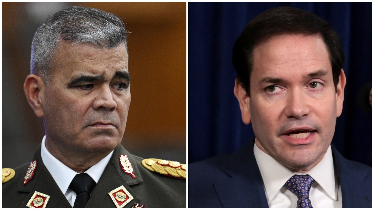 Venezuelan Defense Minister Gen. Vladimir Padrino and U.S. Secretary of State Marco Rubio | AFP, Reuters