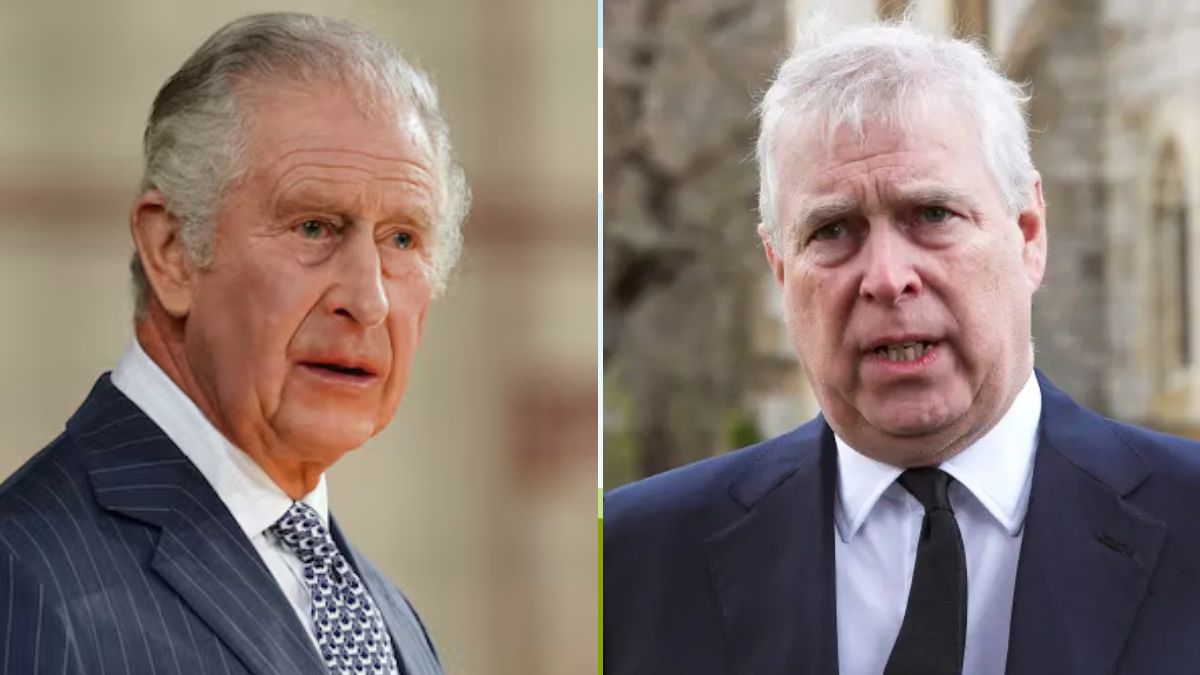 King Charles III (L) and former British royal Andrew Mountbatten-Windsor (R) | Reuters, AP