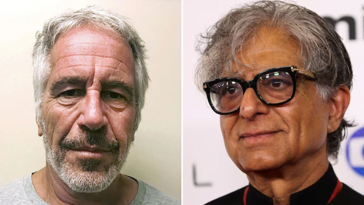 American sex offender Jeffrey Epstein (L) and Indian-origin author and new-age spiritual guru Deepak Chopra (R) | Reuters, AP
