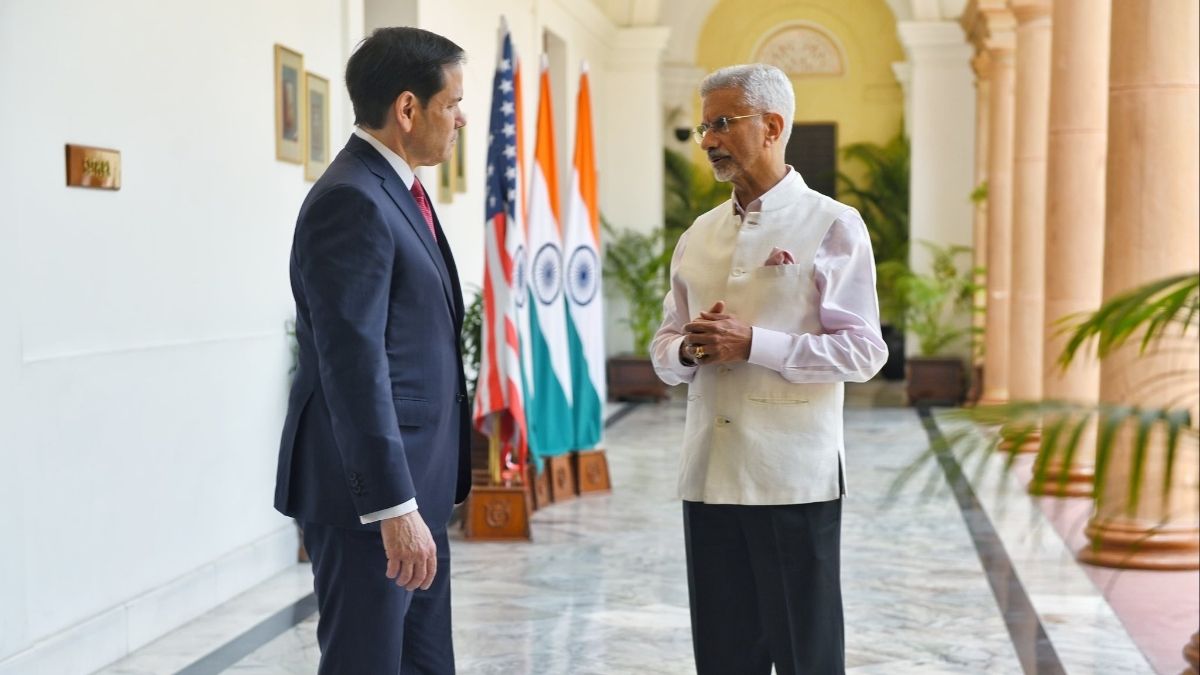 India EAM Dr. S. Jaishankar with US Secretary of State Marco Rubio ahead of the Quad Foreign Ministers' Meeting, in New Delhi | X