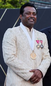 Leander paes after getting inducted into the international tennis hall of fame | Reuters