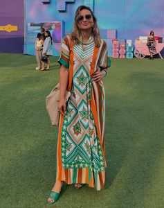 Anjali Patel Mehta in the kaftan featured in The White Lotus | Instagram@anjalipatelmehta