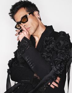 Karan Johar as styled by Falguni and Shane Peacock | Instagram@karanjohar