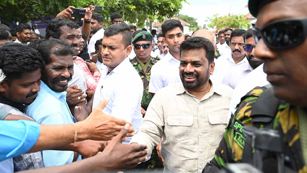 Sri Lankan President Anura Kumara Dissanayake in Jaffna | Salil Bera