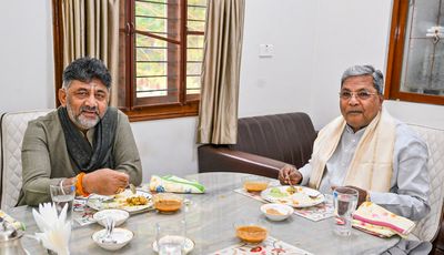 D.K. Shivakumar and Siddaramaiah | PTI