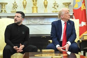 Zelensky and Trump at the White House | AFP