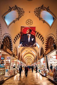 Ataturk's portrait on the wall of The Spice Bazaar in Istanbul's Eminonu district | Shutterstock