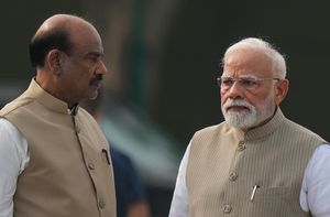 Lok Sabha Speaker Om Birla and Prime Minister Narendra Modi | PTI