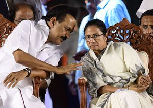 M.K. Stalin and Mamata Banerjee | Harilal S.S.