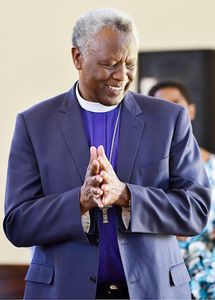 Rwanda’s Archbishop Laurent Mbanda. Bishops threatened to elect Mbanda as rival to Dame Sarah Mullally, but refrained from the move at the last minute | X@MbandaLaurent