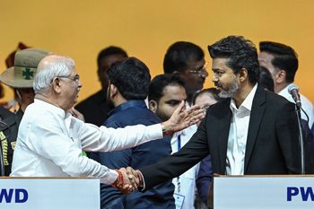 Rajendra Arlekar and Joseph Vijay | AFP