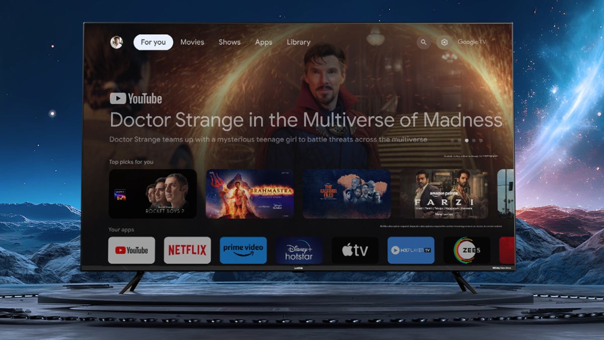 A representative image of a Wobble X series TV | Wobble
