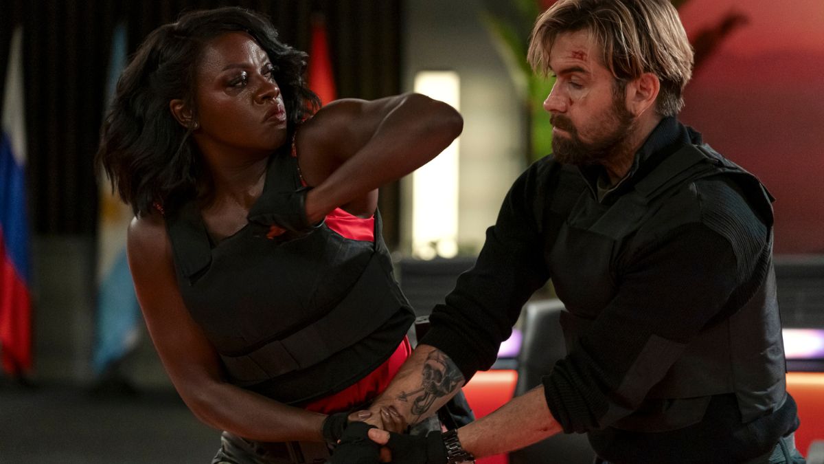 Viola Davis and Antony Starr in G20 movie