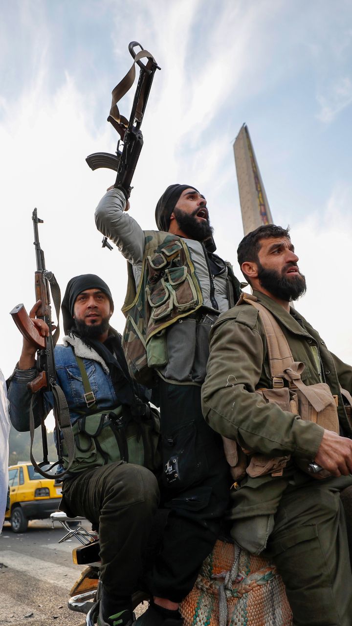 Syrians celebrate as rebels bring down Assad regime
