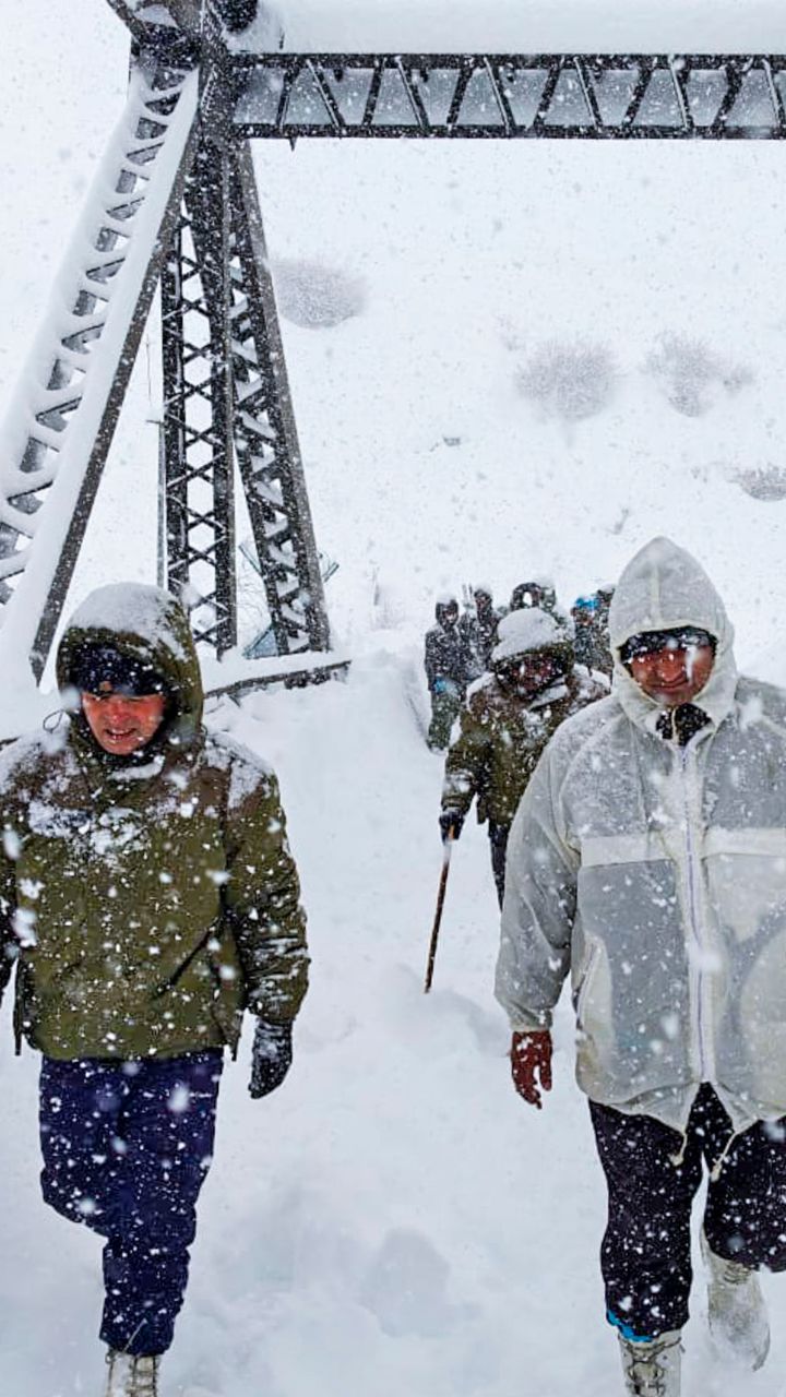 PHOTOS | Rescue ops underway to save 55 workers trapped in Uttarakhand avalanche