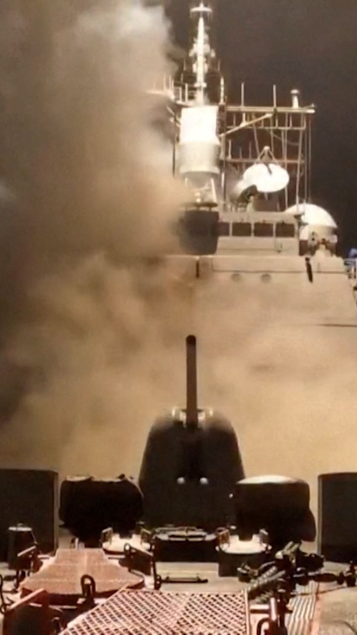 Pics: US fighter jets, ship rain hell on Houthi targets in Yemen 