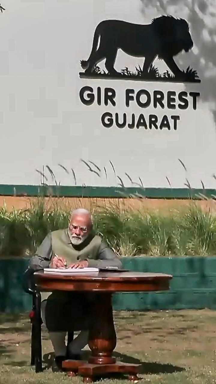 PHOTOS | PM Modi celebrates World Wildlife Day at Gir